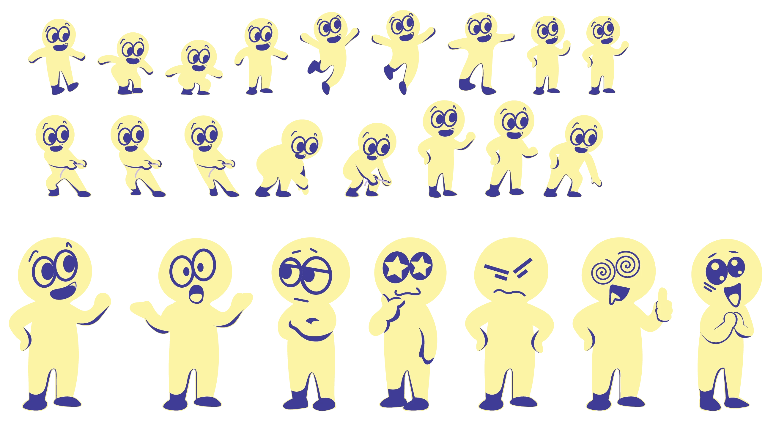 Character movement and expressions