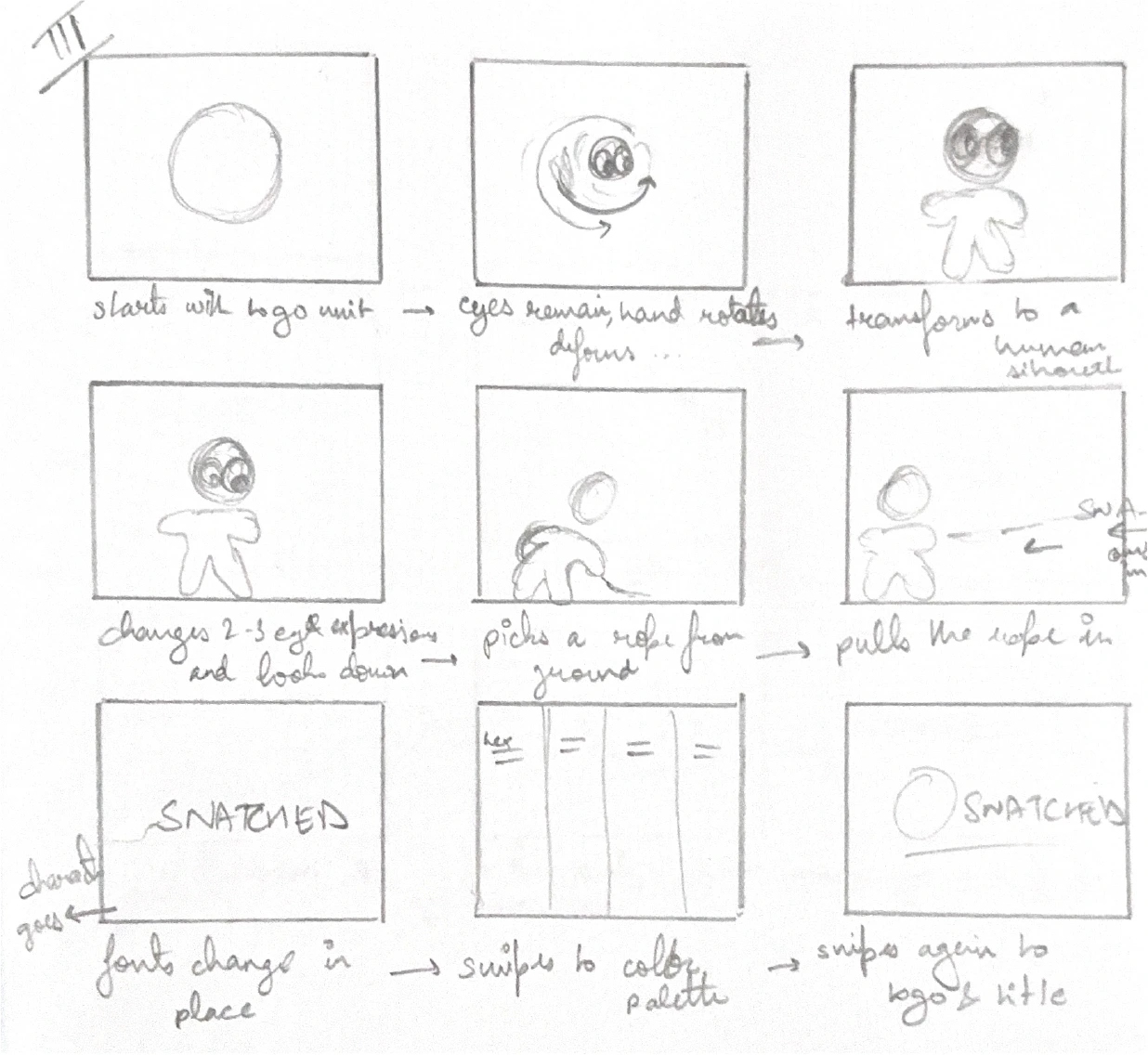 Storyboard exploration